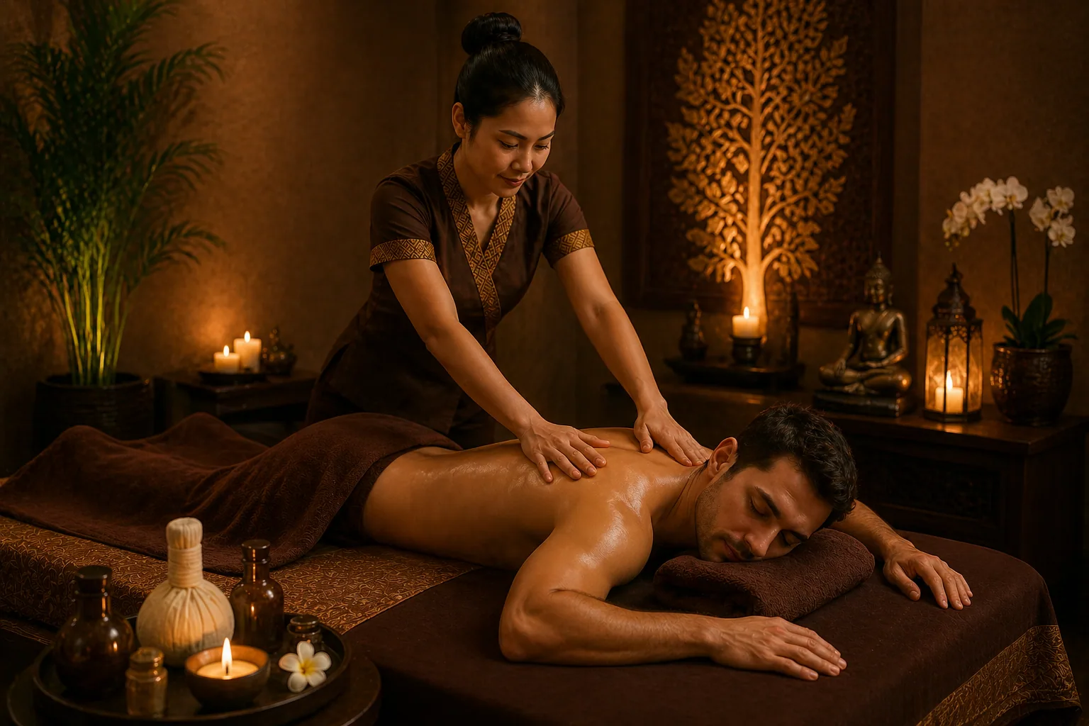 Full Body Massage at Al Bada Spa