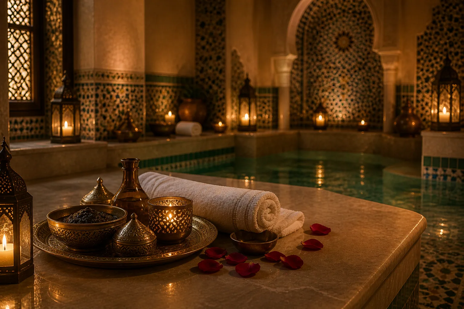 Moroccan Bath at Al Bada Spa
