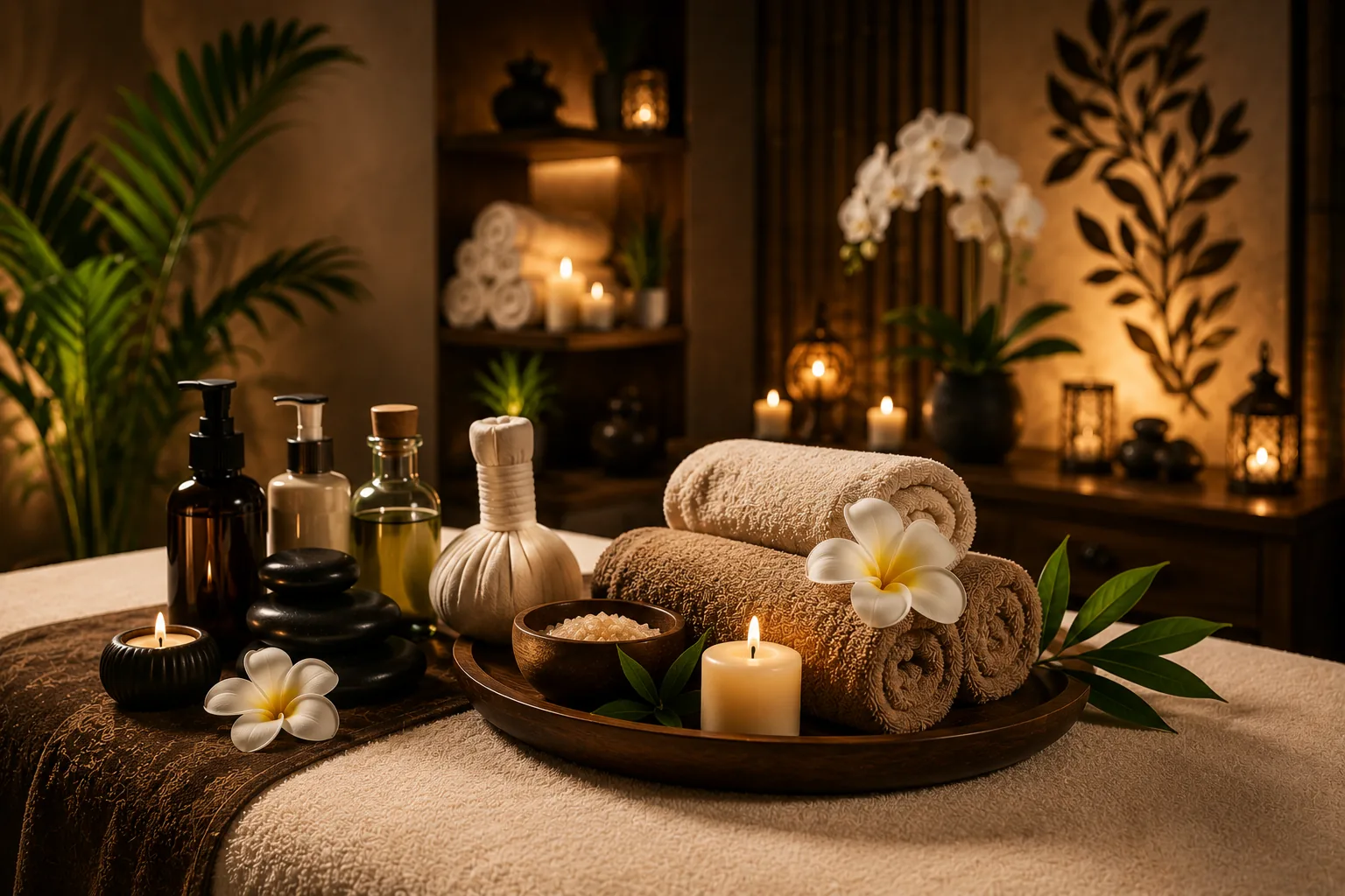 Luxury spa room inside Al Bada Resort Al Ain